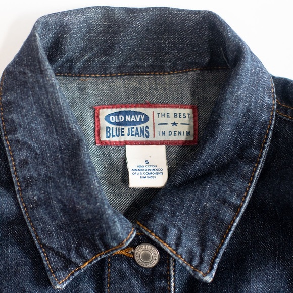 Old Navy Blue Jean Jacket Size S - Picture 2 of 5